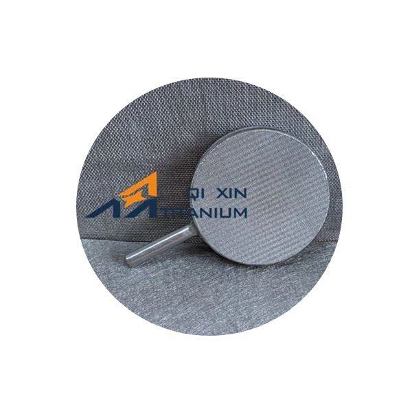 Where are sintered porous metal filters used?